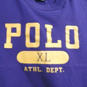 POLO By RALPH LAUREN | size 6x | 100% Cotton | Blue Long Sleeve T-Shirt / Tee